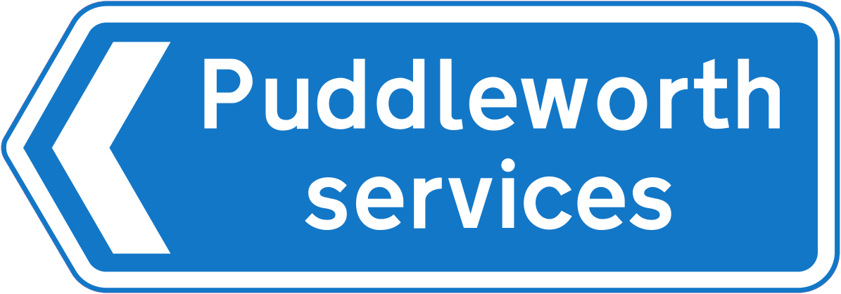Entrance / direction to a motorway service area located on an all ...