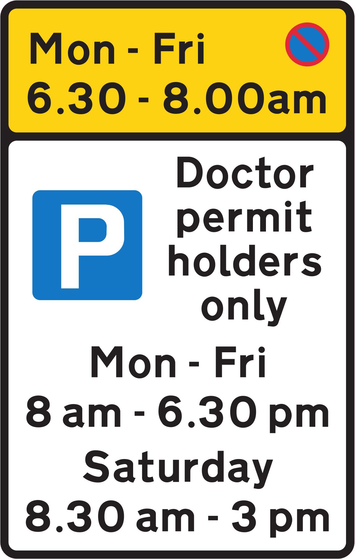 No Waiting And Free Parking For Doctors with Restrictions Sign UK no-waiting-and-free-parking-for-doctors-with-restrictions-sign-uk