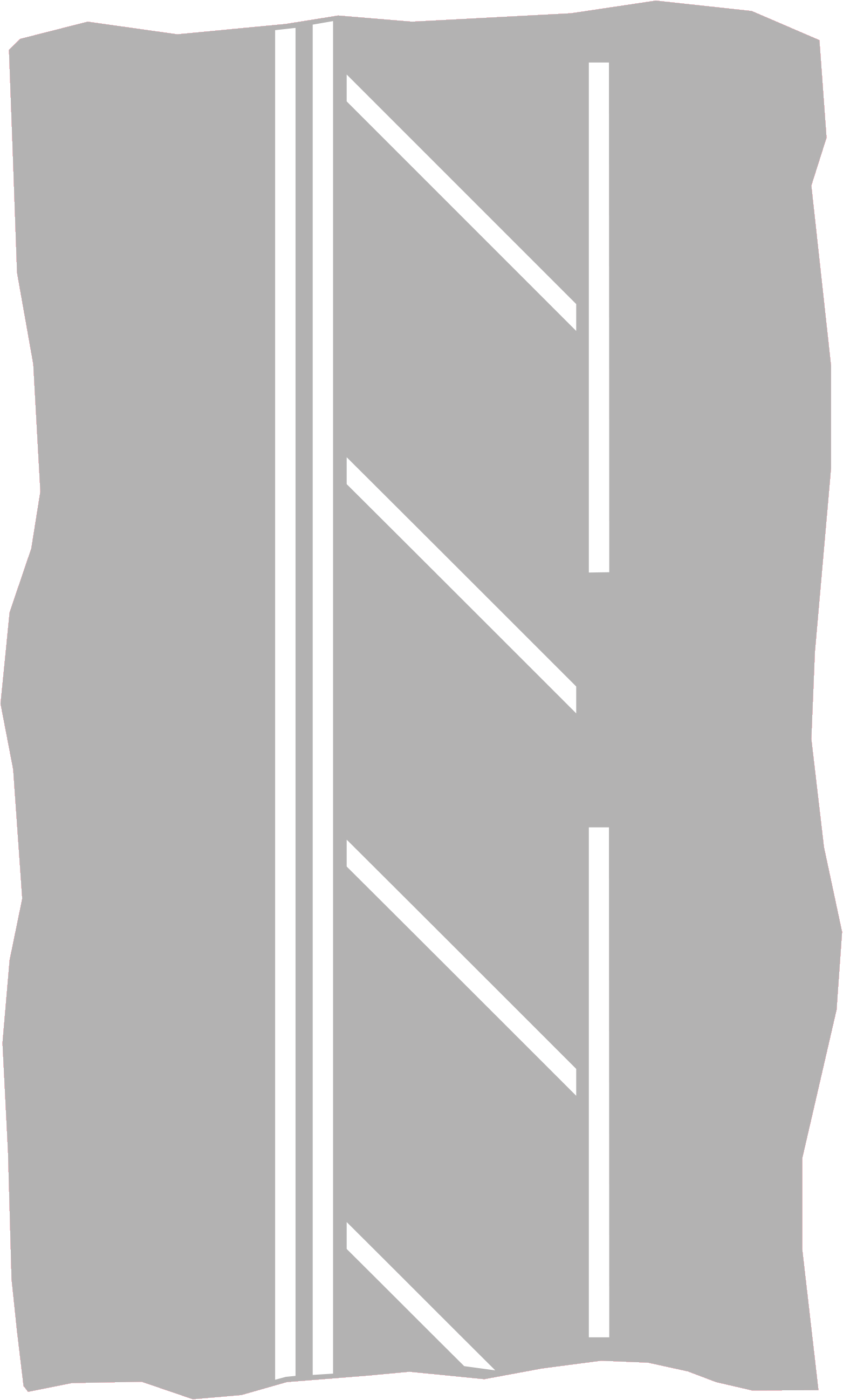 Do not cross a continuous white line to enter a hatched area road ...