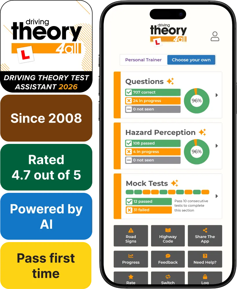 AI Driving Theory Test Practice App For The DVSA Theory Test