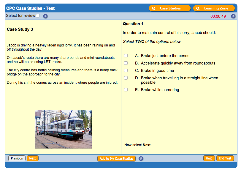 Lgv theory test practice