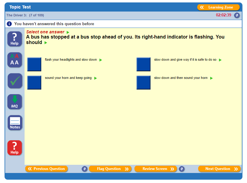 Driving theory test 4 all Driving theory test 4 all